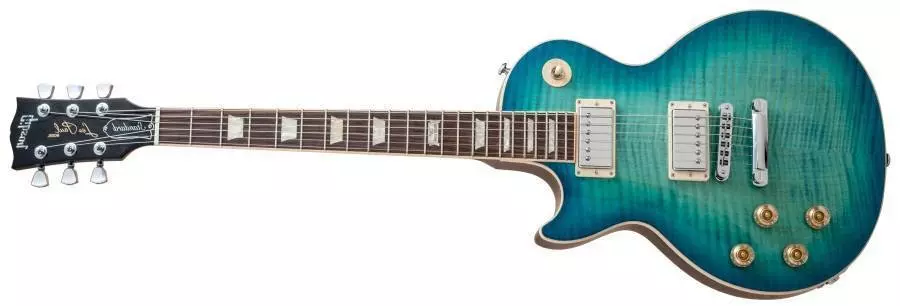 Les Paul Standard Plus 2014 - Ocean Water - Left handed